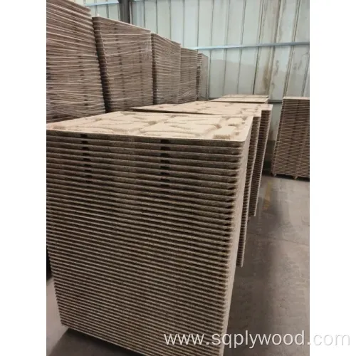 1100X1100mm MDI Glue Compressed Wood Pallet Molded Presswood Pallets for Packaging